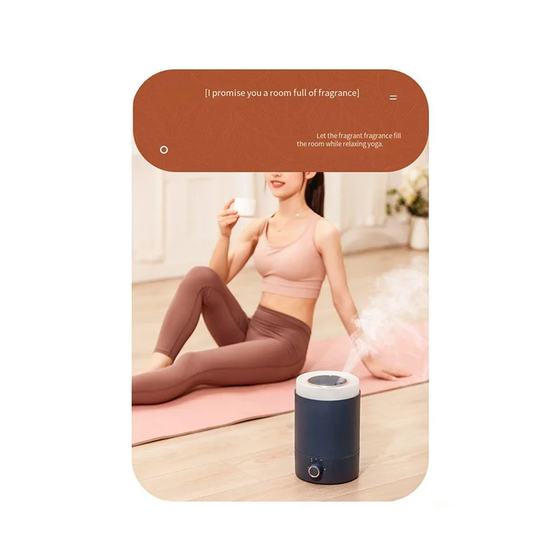 

Y50A-Увлажнители для спальни, ультразвуковой увлажнитель воздуха с прохладным туманом объемом 2 л с верхним наполнением и тихим, 360° ° Сопло