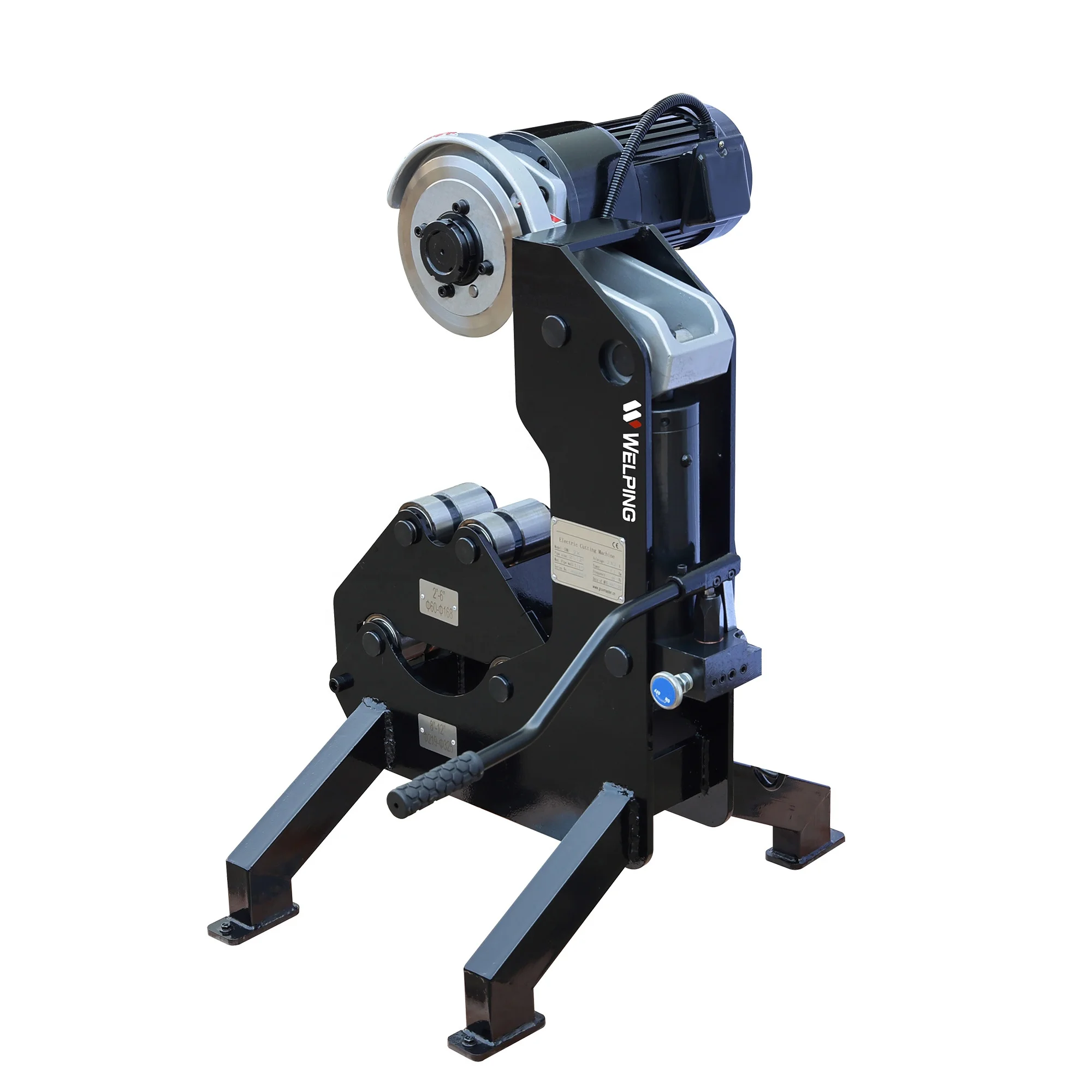 12인치 전기 파이프 커터, 2인치부터 12인치까지의 강철 파이프용 냉간 절단기