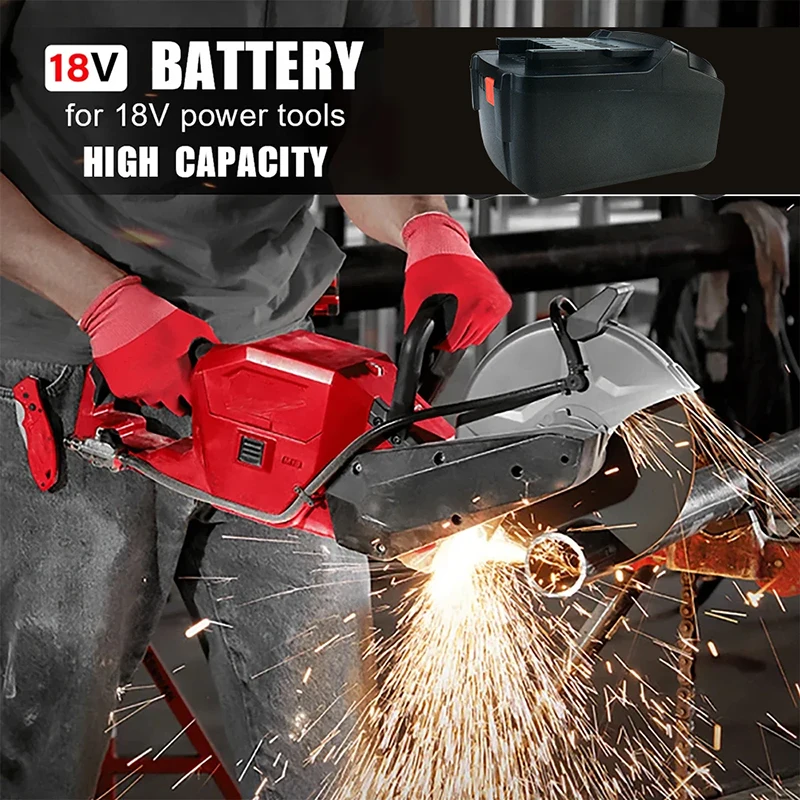 Para metabo 18v 5200mah bateria sem fio ferramenta elétrica brocas drivers chave martelos, para 625592000 625591000 ferramenta bateria