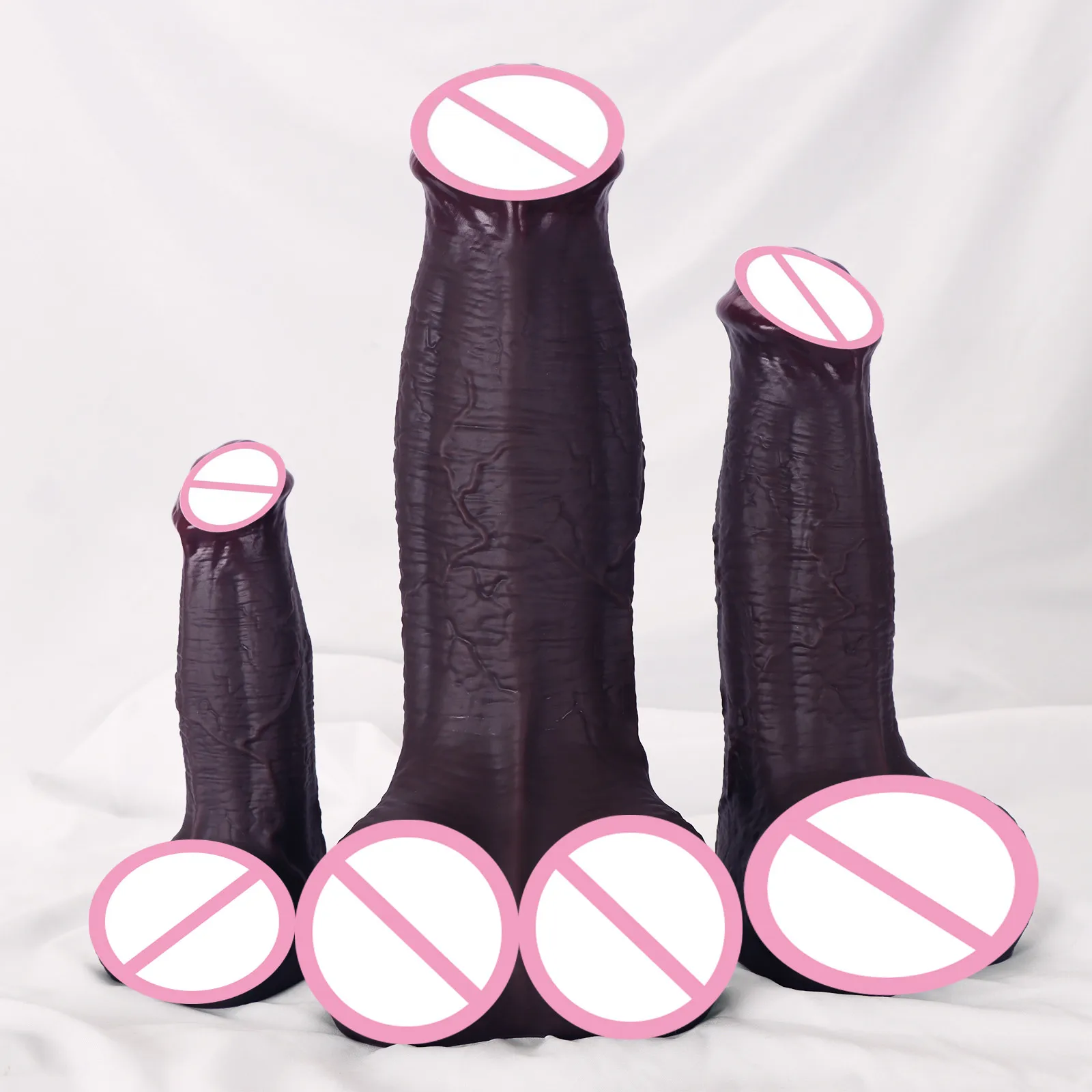 Giant Brown Horse Penis, Adults Sex Toy, Male And Female Vaginal Prostate Massage Butt Plug Adults 18 Plus Bdsm Tool Dick Dildos