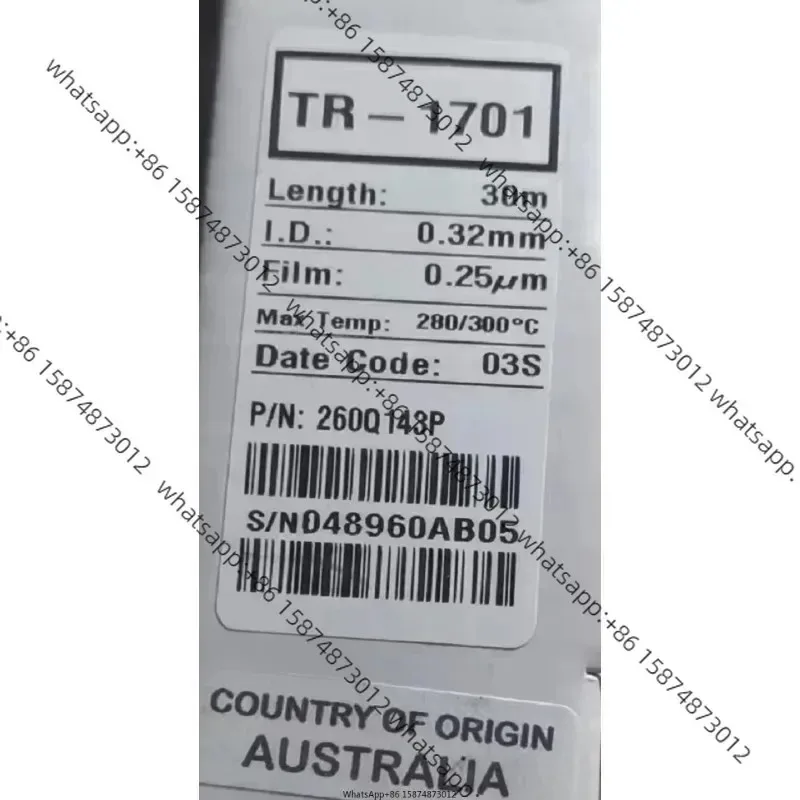 

For The rmo TR-1701 Capillary Column 0.32mm X 0.25µm 260Q143P
