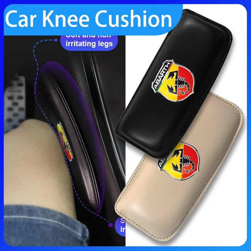 

Car Knee Cushion Soft Knee Pad Car Interior Pillow Car Accessories for Abbas Abarth Punto 125/500 Stilo Ducato Car Accessories