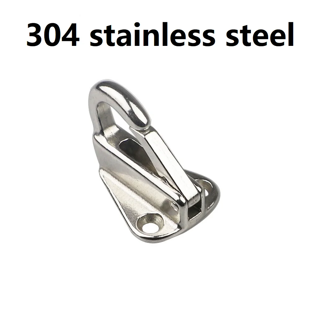 Marine Grade 316 Stainless Steel Fender Hook Fender Eye Hook Marine Boat Hardware Fending Hook Coat Cap Hook Accessorie