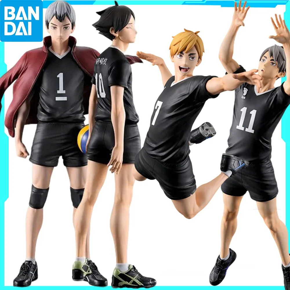 

100% Оригинальный, подлинный товар Bandai Spirits Haikyuu!! Фигурки аниме-персонажей Мия Ацуму, Мия Осаму, Суна Ринтаро, Кита Шинсуке: Гарантия качества