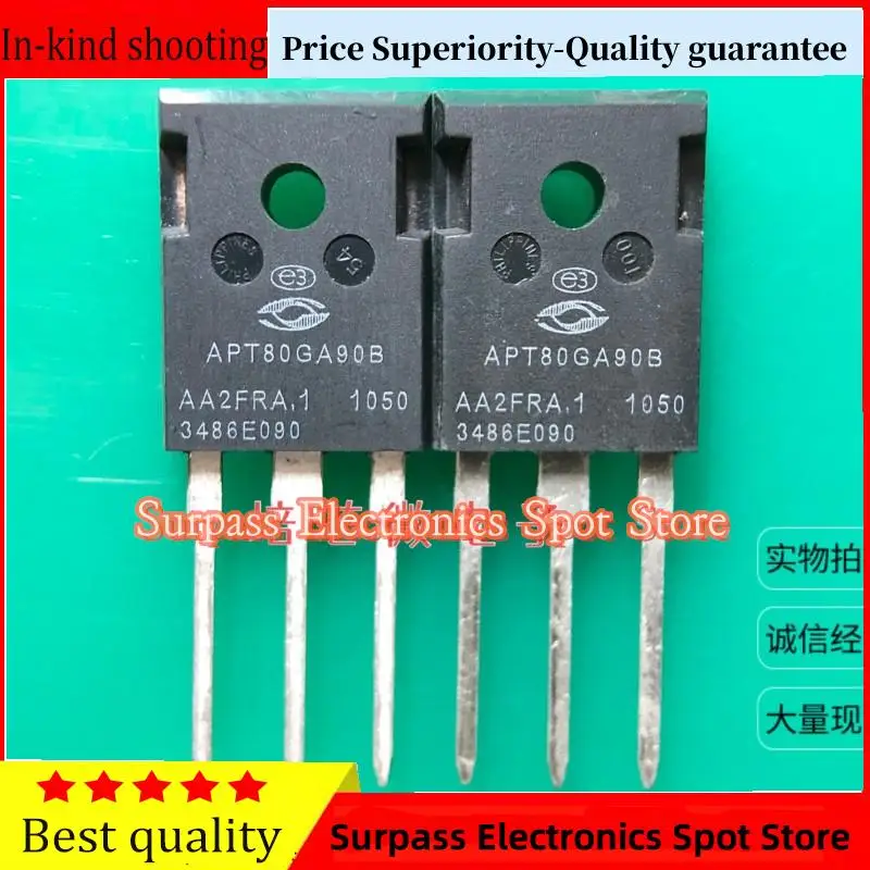 

10PCS-100PCS APT80GA90B TO-247 900V IGBT Price Superiority-Quality guarantee