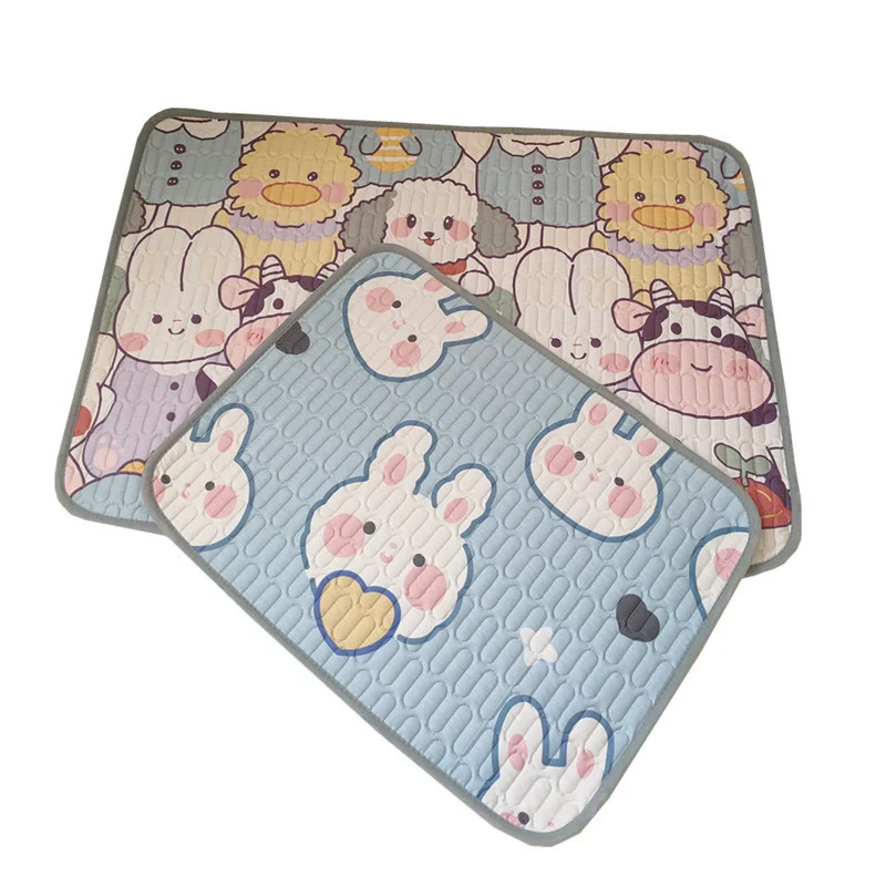 Reusable Baby Changing Mats Cover 50X70cm Baby Diaper Mattress Diaper for Newborn Cotton Waterproof Changing Pats Floor Play Mat