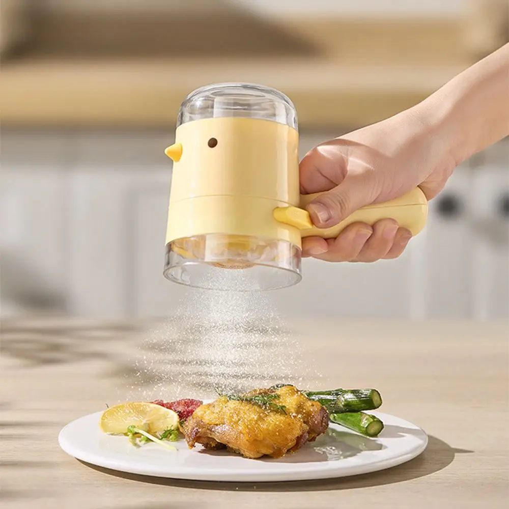 

Creative Cartoon Spice Dispenser Chicken Shape Refillable Seasoning Bottle Container Household Sealed Lid Salt Shake Sifter