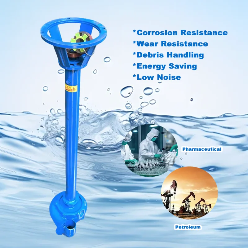 Vertical Submerged Slurry Pump For Sand Washing Plant Cast Iron Single‑‑Stage Continuous Operation
