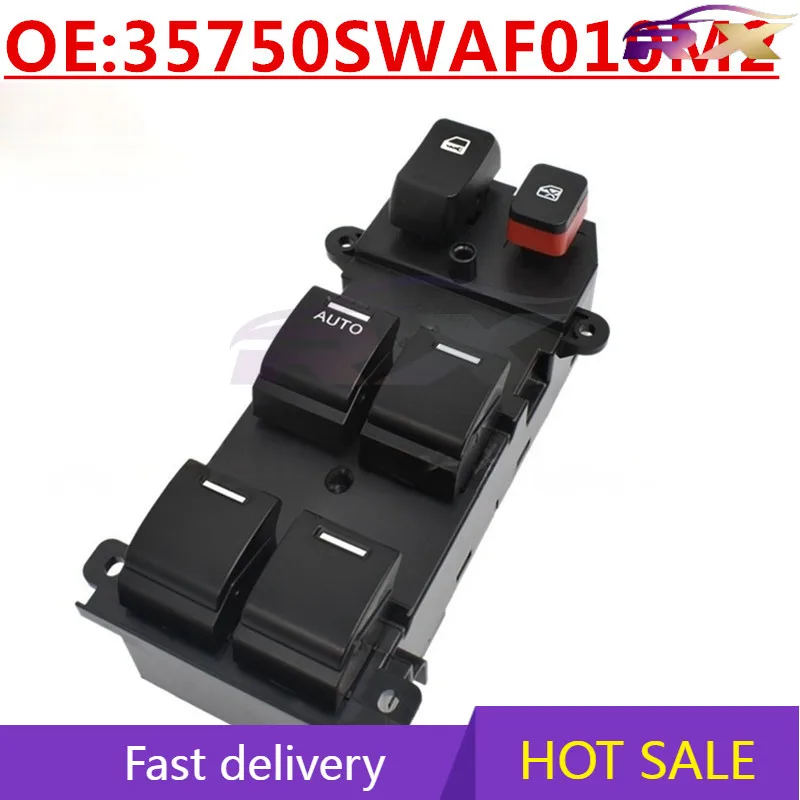 

OEM:35750SWAF010M2 Suitable for Honda Fit Glass Lifter Switch Electric Window Control Switch
