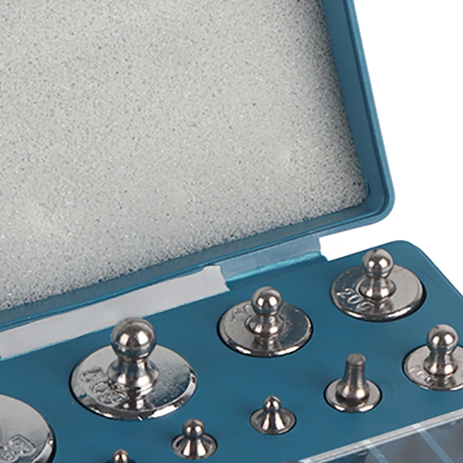 17 قطعة مجموعة أوزان التوازن 211.1 جرام 10 مللي جرام-100 جرام مجموعة أوزان المعايرة الدقيقة مع حقيبة تخزين الملقط تخزين مريح