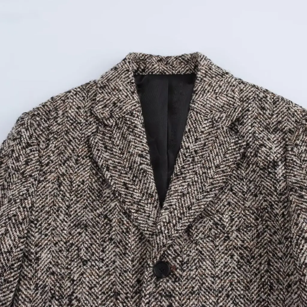 

Spring Wish Casual Grey Suit Jacket Loose Fit with Belt for Women Niche Fashion Upperwear