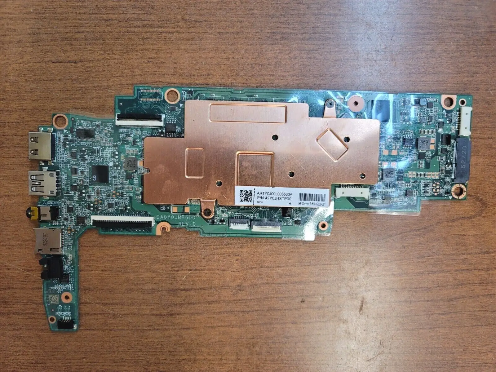 

830018-001 For HP 14 AK-Series Chromebook Motherboard 4GB Intel Celeron N2840 Processor 100% Full Tested