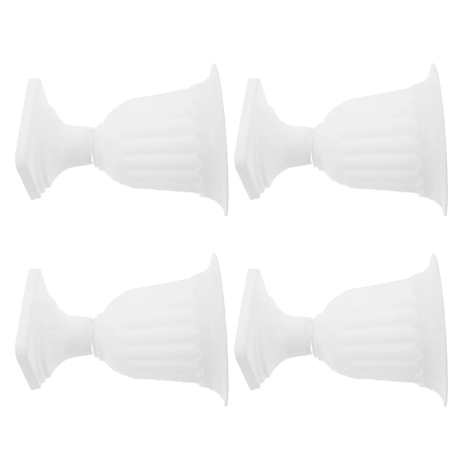 

4pcs Planter Vintage Rustic Urn Vase Roman Column Style Porch Garden Flower Holder Hanging Mount For Patio Balcony