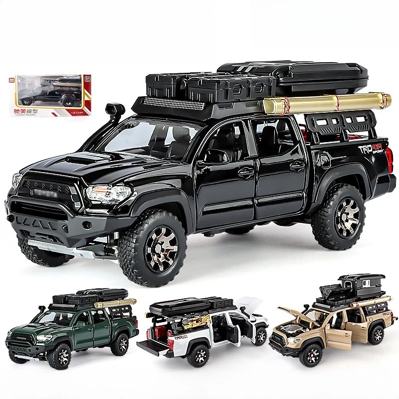 1:32 Station Wagon Camper RV Model Alloy Off-road Simulation Toy Car Cross-border Hot Sale