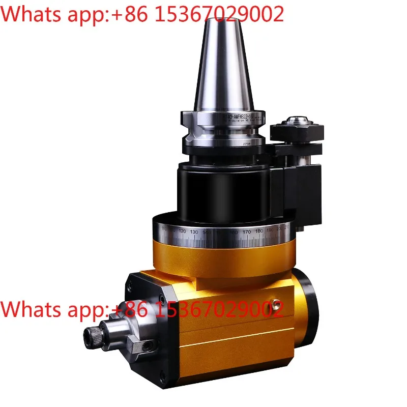 Face milling angle head 90 ° cutter head angle head side milling right angle  cutter plate type BT40 BT50-90-F50