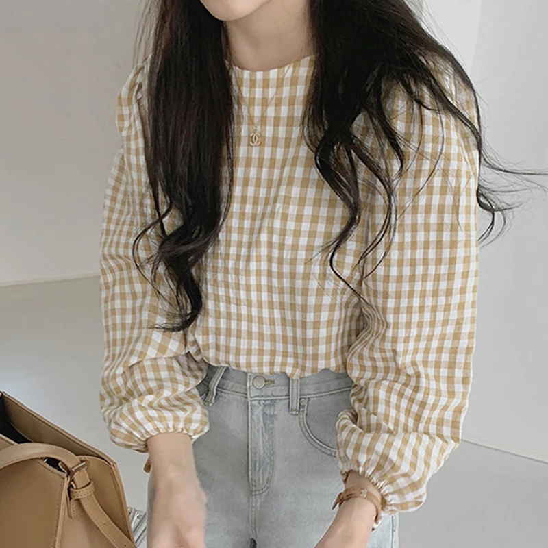 Summer Women's Clothes Striped 3/4 Long-sleeved Shirt Pullover Autumn Blouse New Loose Shirt Casual Ladies Tops