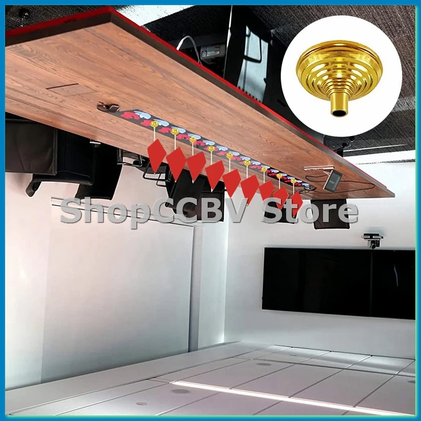 

25 шт., Золотая мини-ручная подставка для флага, настольная подставка для флага, бар, ресторан, конференции, настольное украшение для дисплея-A50M