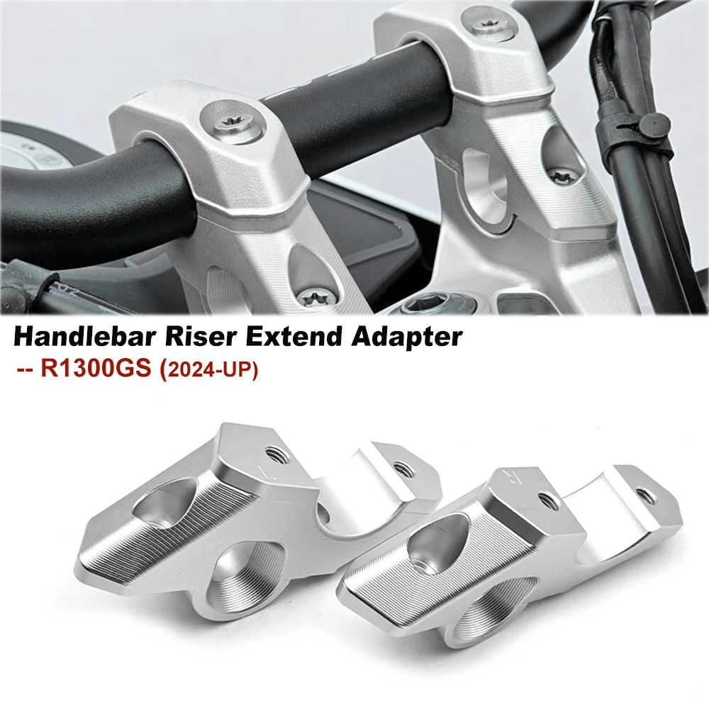 

R1300GS Handlebar Offset Risers For BMW R 1300 GS R 1300GS GS1300 Trophy Lifting Aluminum Handlebar Clamp Extend Adapter 2024-