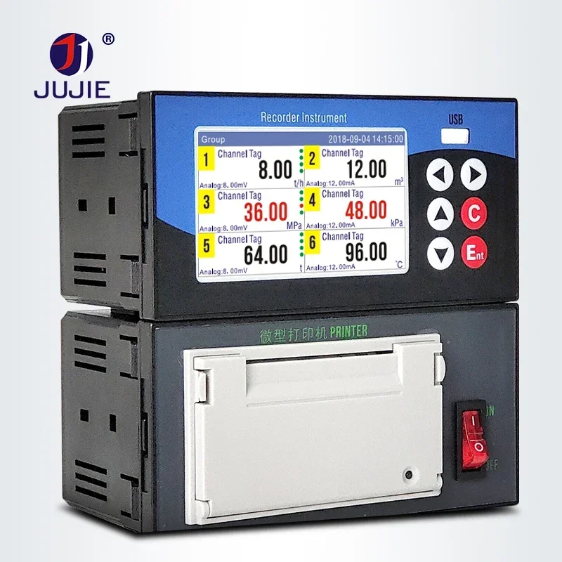 

Data Logger with Software Temperature Pressure Monitoring Alarm Modbus Datalogger Printing