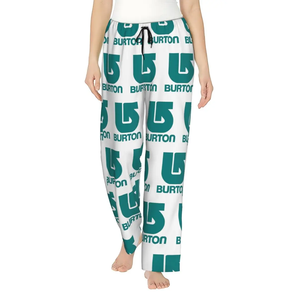

Женские пижамные штаны Burton для сноуборда на заказ, одежда для сна с карманами для отдыха и сна на заказ