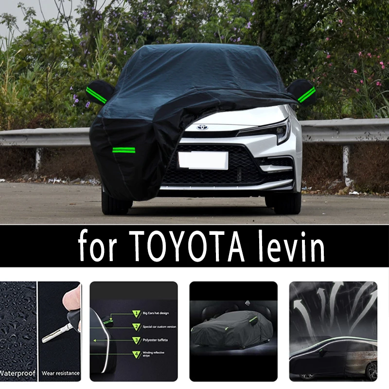 

For TOYOTA Levin Protection Full Car Covers Snow Cover Sunshade Waterproof Dustproof Exterior Car accessories