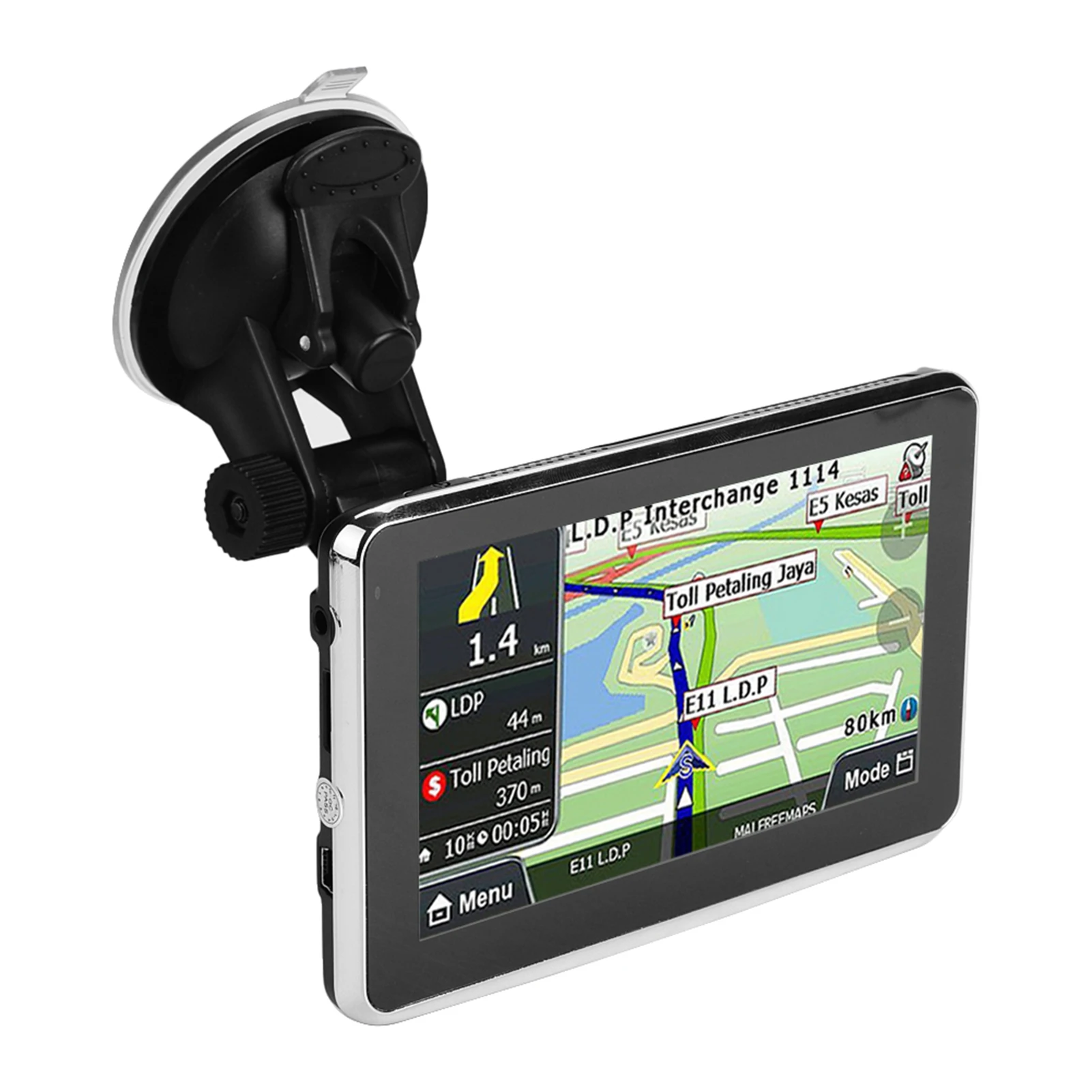 ZK30 Universal 5 Inch Touch Screen Car Navigator GPS Navigation DDR256M 8G MP3 FM Europe Map Q5 1