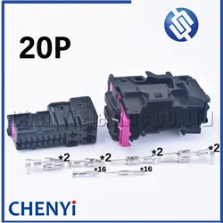 20 Pin/Way Male or Female Car Door Connector harness plug 8E0 972 702 8E0 972 701 With Pins 8E0972702 8E0972701