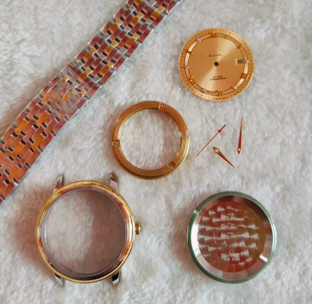 Accessori per orologi Butterfly Flying Gold per calibro 2824 2892 2500 Accessori completi Specchio zaffiro