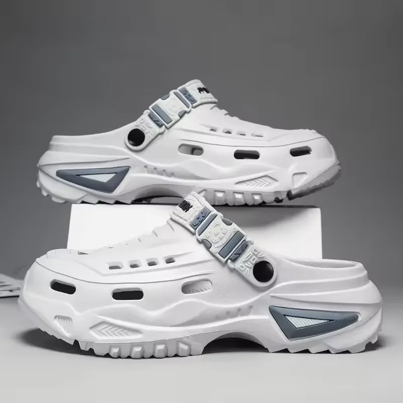 Summer Men New Design EVA Soft Clogs Water Resistant Beach Garden Indoor Outdoor Comfort Non Slip Casual Walking Footwear