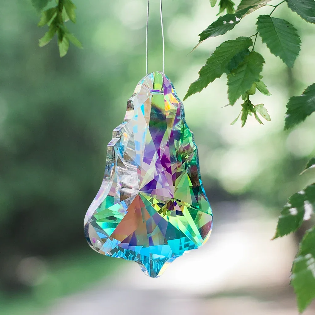 Poignée de noël en cristal, 75mm