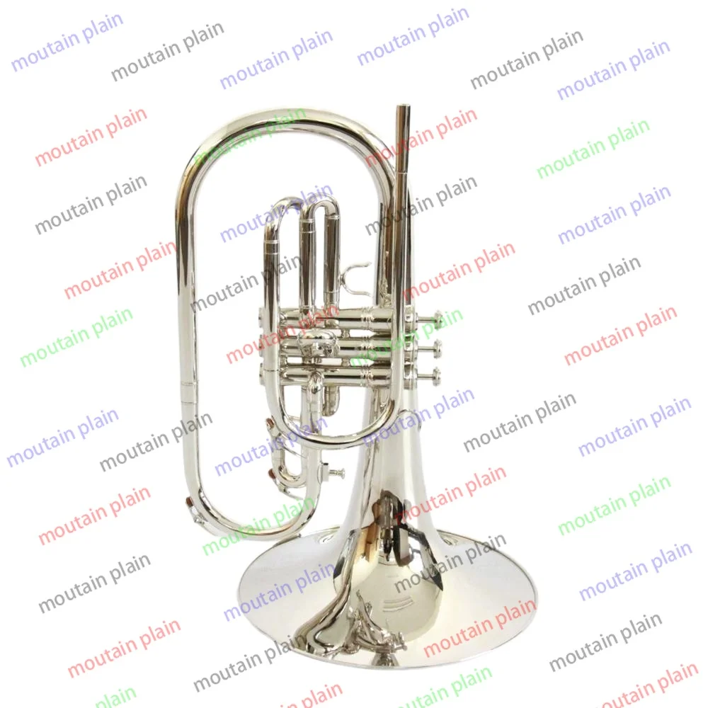 

Nickel Plated Factory Mellophone FMP 100N Price Cheap Marching