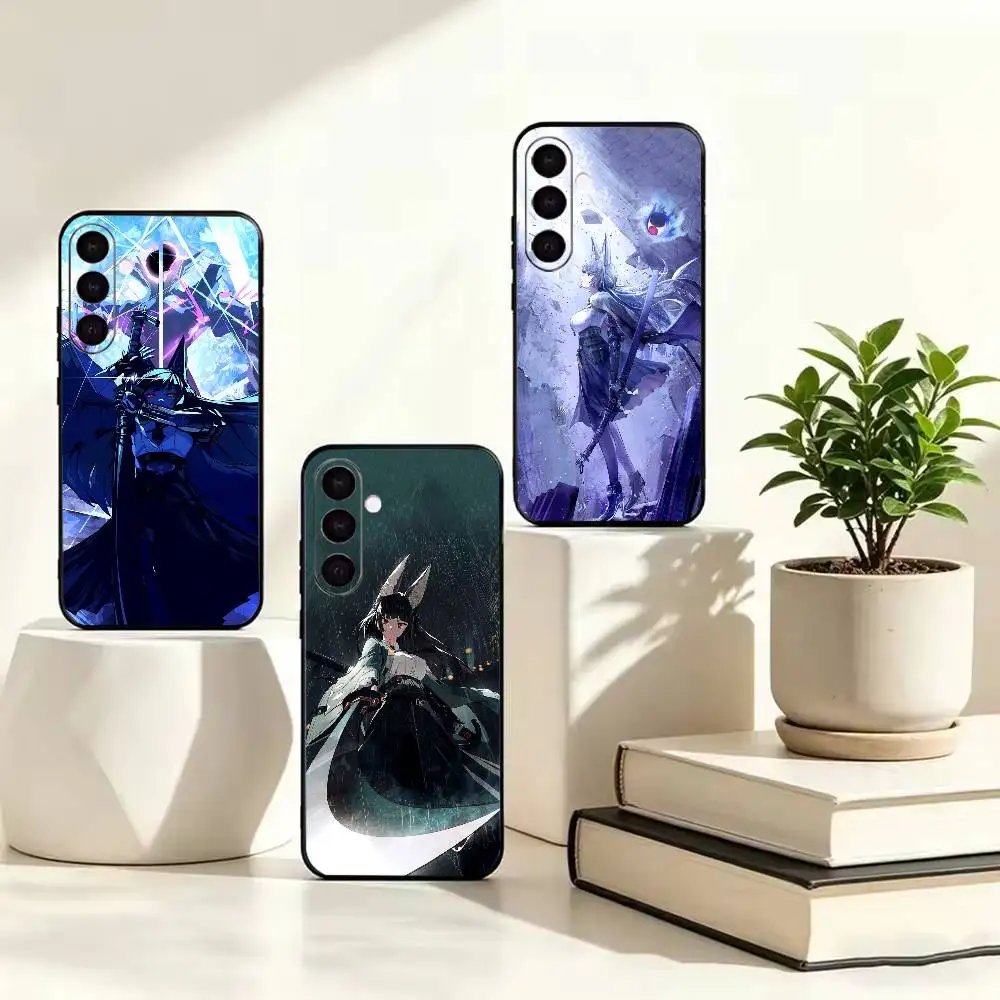 Game H-Honkai Star Rail Sparkle   Anti-drop Black Soft Silicone Case For Samsung Galaxy A73 A72 A71 A53 A52 A51