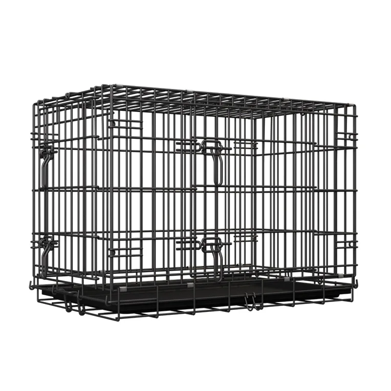 

Bold Folding Iron Cage Indoor Dog Cage Small Large Dog Gate Kennel Cat Cage Metal Pet Fence Play Pen Free Shipping