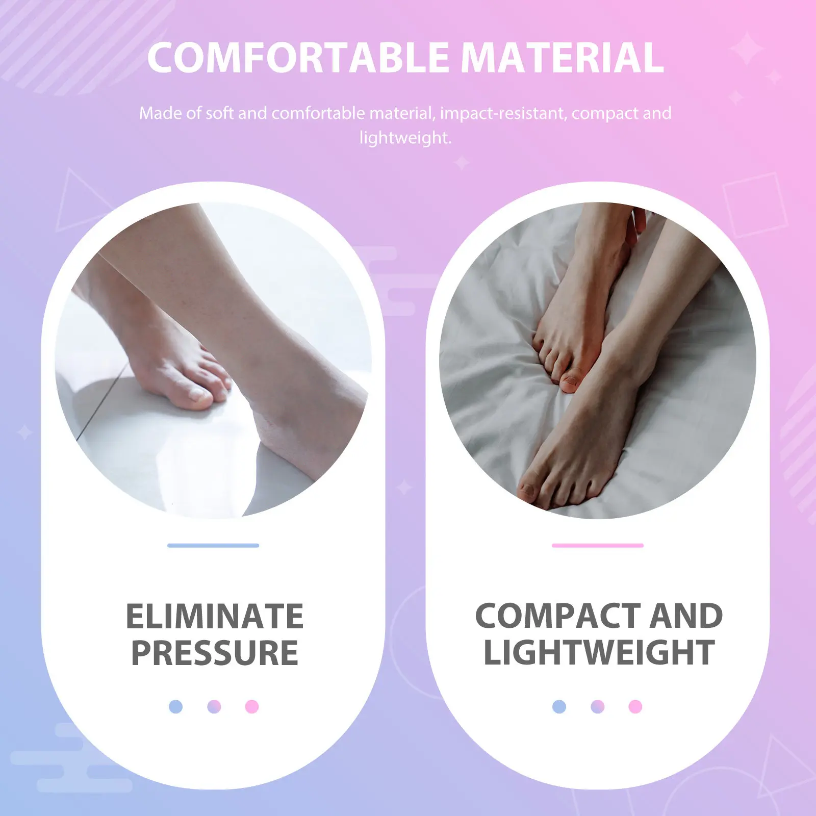 High Heel Cushions 2Pcs Front Palm Pads Non-Slip Breathable Half Sole Insoles for Comfort & Pain Relief