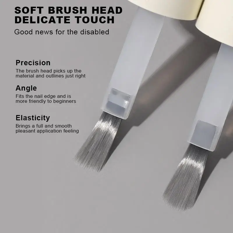Disposable Mini Nail Polish Replacement Brushes Single Use Hygienic Non-shedding for Professional Salon Nail Art Design