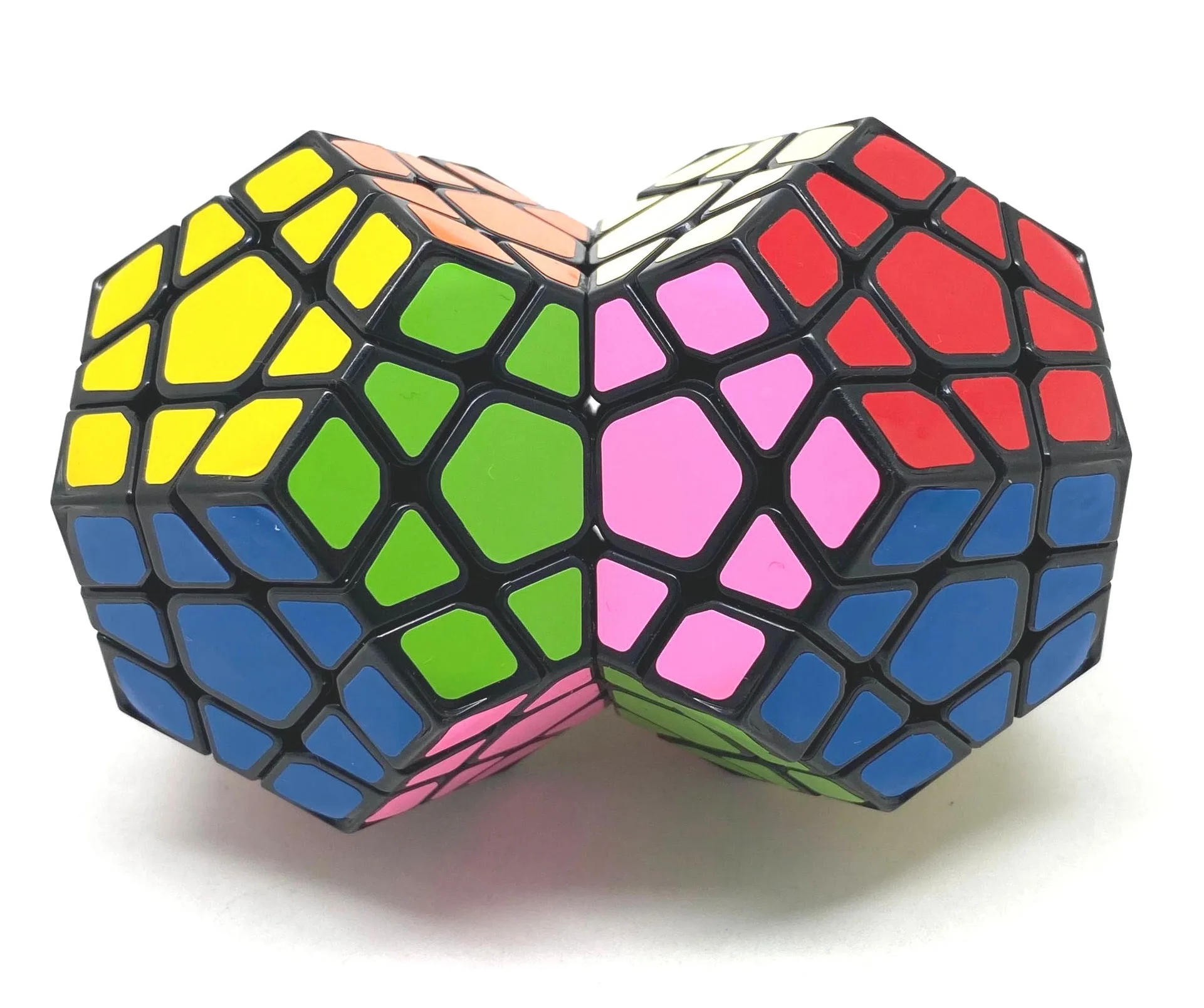

Calvin Double Megaminx Magic Cube без наклеек, куб-головоломка для тела, профессиональные игрушки-головоломки, развивающие игрушки, детский подарок Cubo
