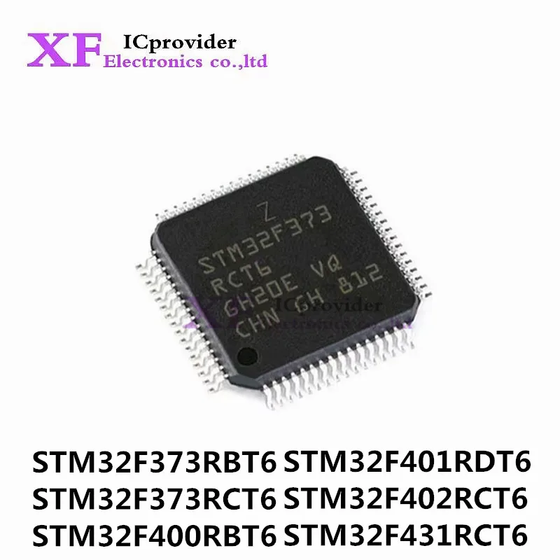 

100% Original STM32F373RBT6 STM32F373RCT6 STM32F400RBT6 STM32F401RDT6 STM32F402RCT6 STM32F431RCT6 LQFP-64