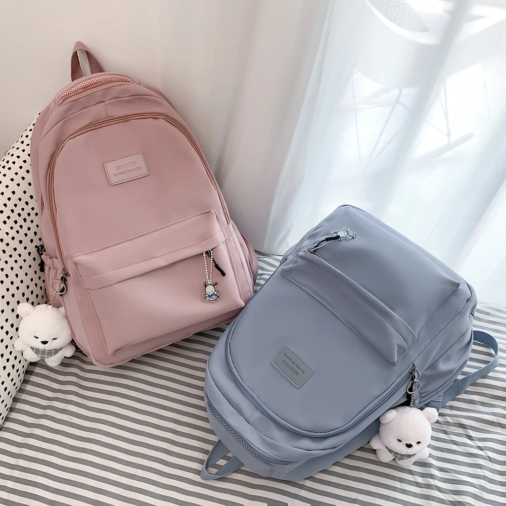 Casual Book Bags Large Capacity Woman Backpack Simple Fashion for Outdoor Sport