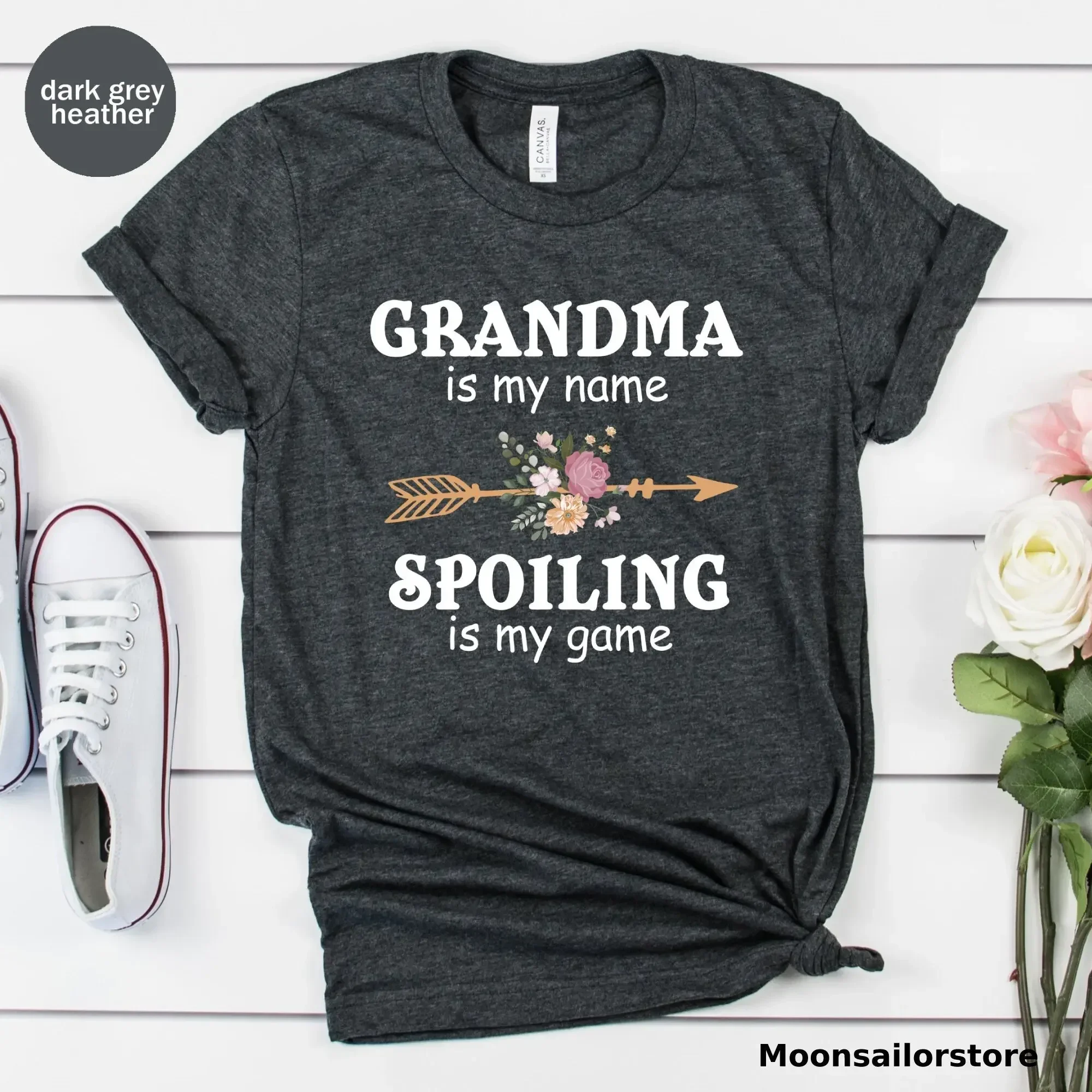Grandma Is My Name Spoiling Game T Shirt New Mother'S Day For Mimi Grandmother