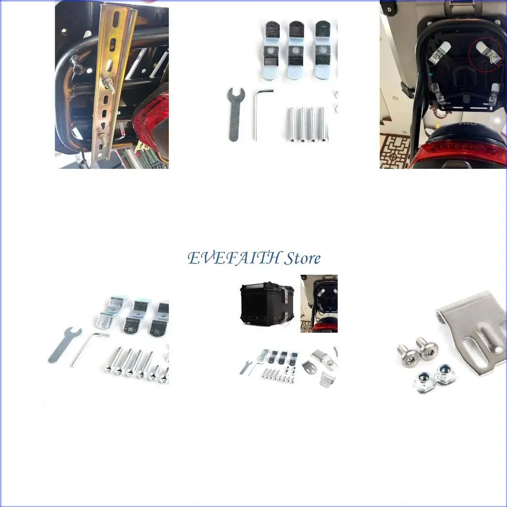 124B Replacement Rear Luggage Case Mounting Fasteners Motorcycle Mount Bracket