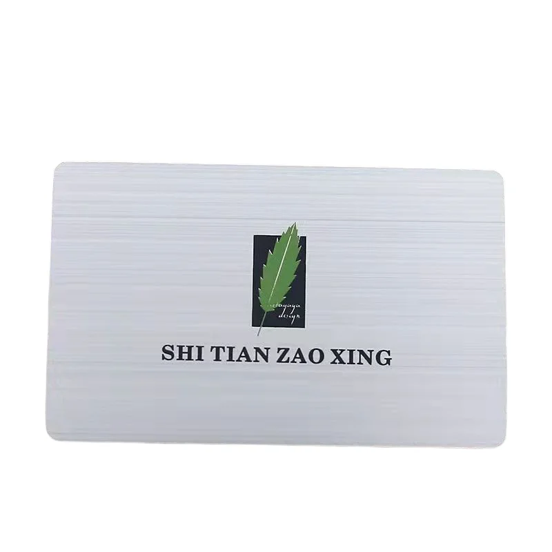 Customized inquiry Brush Finish VIP Metal Card Engraved Custom Metal Platinum Membership Card with Magnetic Stripe