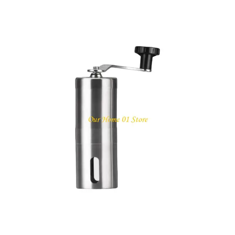 M4YC Stainless Steels Coffee Bean Grinder Hand Cranked Grinding Machine for Daily Use