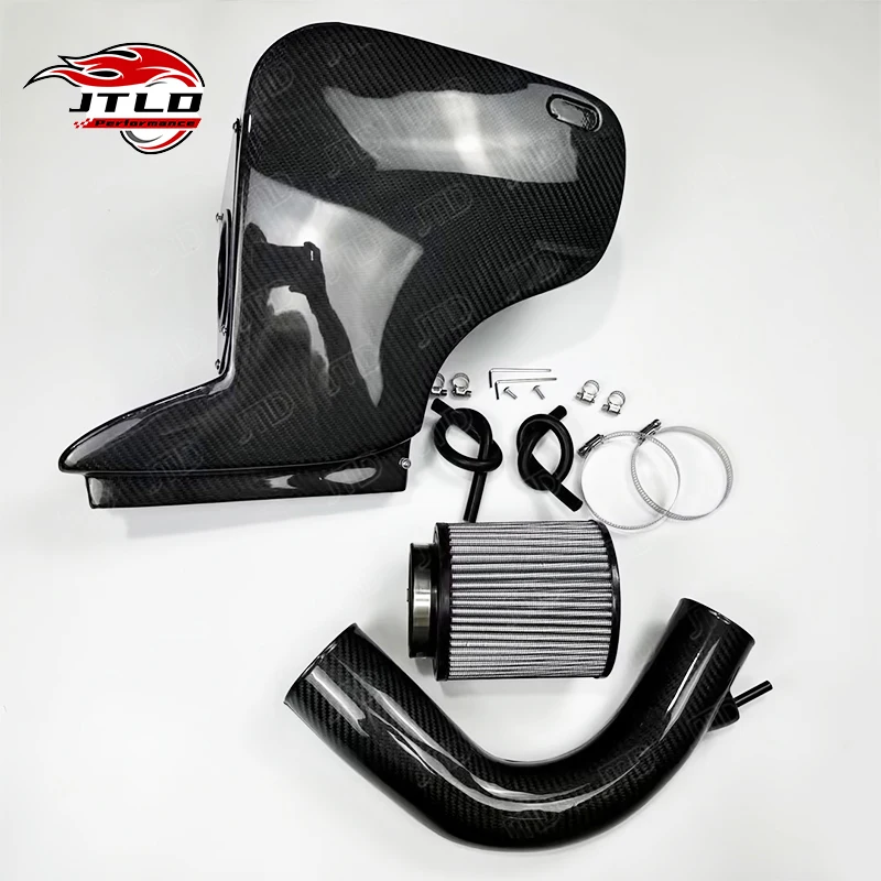 High Performance Turbo Carbon Fiber Intake & Exhaust System Kit For VW Golf 7 1.4T