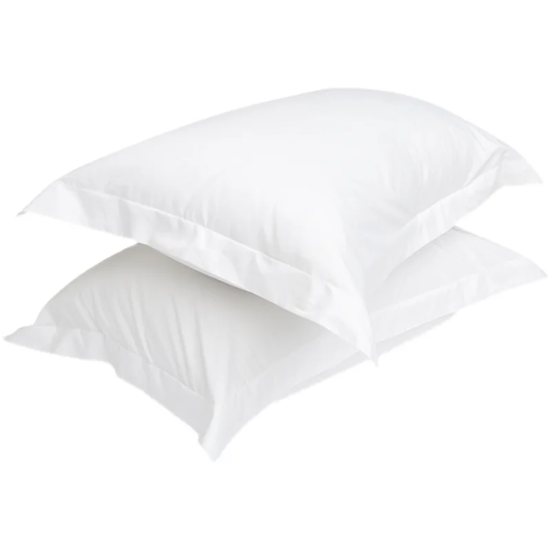 King Size Pillowcase Hotel Specially 50X80 60x80 60x85 60x90 Large Size White Pillowcases 1 Pair