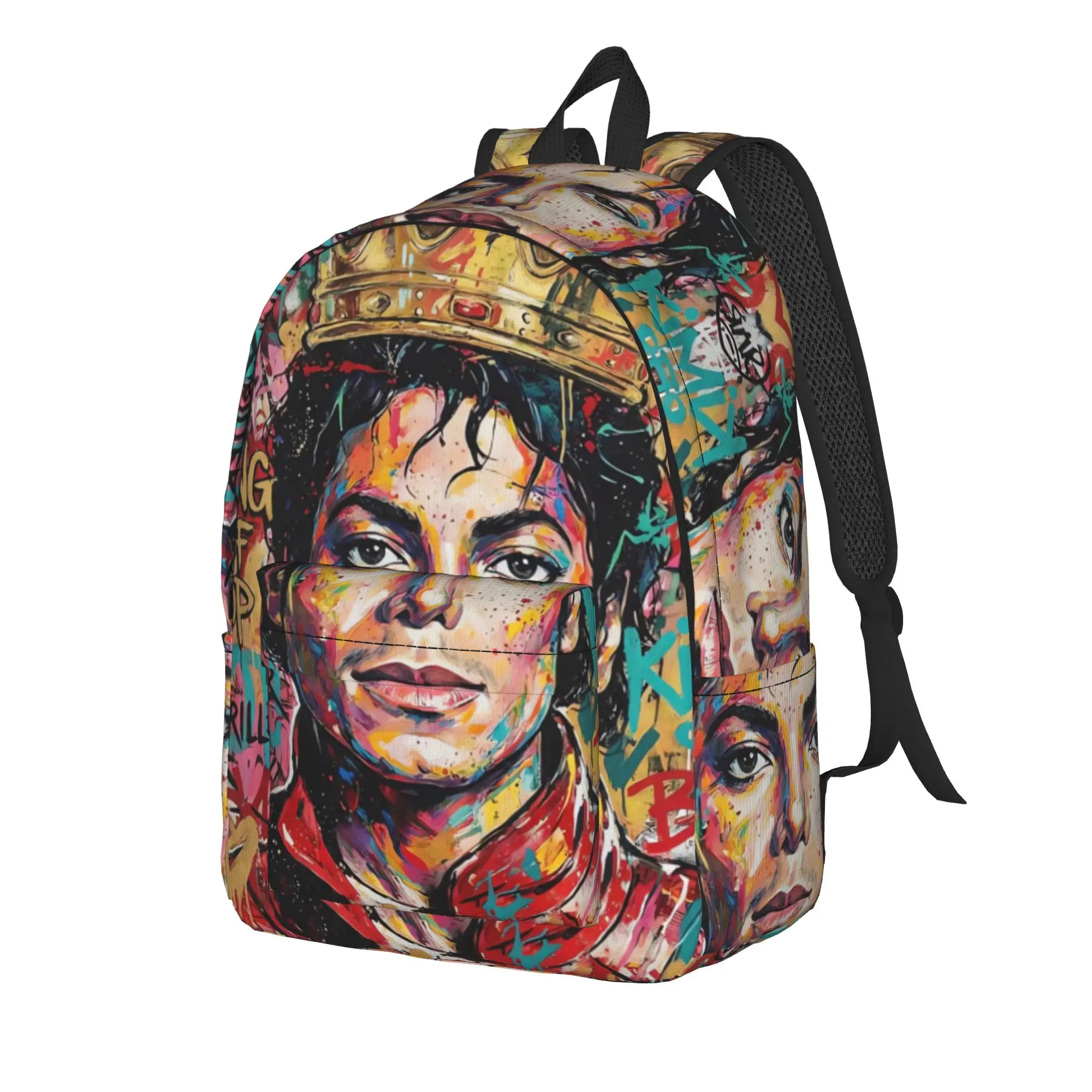 Michael Jacksons Musical Movie 2026 Backpack  Daily Backpacks Women Custom Pattern School Bags Kawaii Rucksack