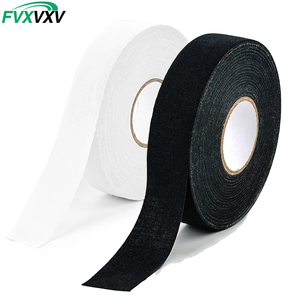 2 /4 Rolls Hockey Tape 2.5 Cm X 25 M – Multipurpose Cloth Grip Tape for Ice Hockey Stick, Lacrosse, Baseball Bat, Tennis Racket