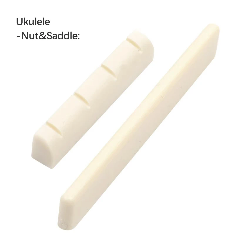 Stegset aus Palisander für Akustikgitarre mit Stiften, Mutter und Sattel, obere untere Saitenkissen für Folk-/Klassiker-/Uku-Gitarrenzubehör – Detail 31