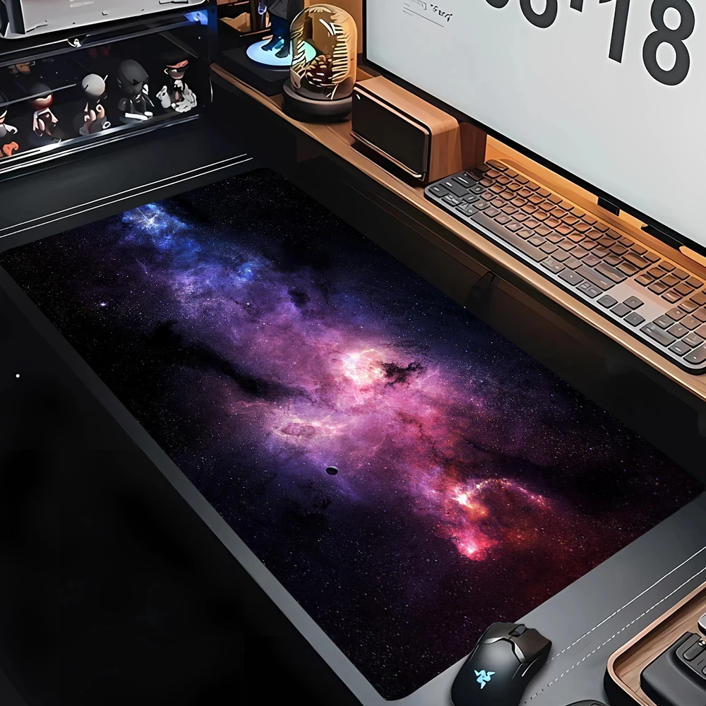 Starry Sky Large Mouse Pads Colourful and Stylish Design Table Mats Laptop Office Keyboard Accessories Carpet Non-Slip Desk Pad