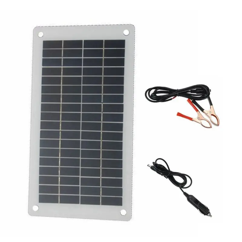 40W Solar Panel Kit Complete 12V USB With 10-60A Controller Solar Charger for Car Yacht RV Boat Moblie Phone Solar Power Bank