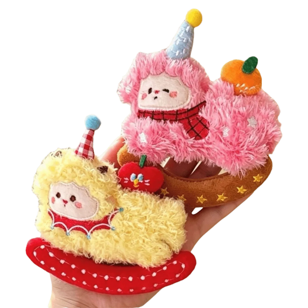 Gift Pendant Fluffy Curly Haired Lamb Pendant Lightweight Cute Sheep Keychain Soft Lovely Sheep Pendant Car Key Accessory